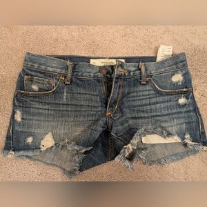 Abercrombie & Fitch Womens Cut Off Jean Shorts